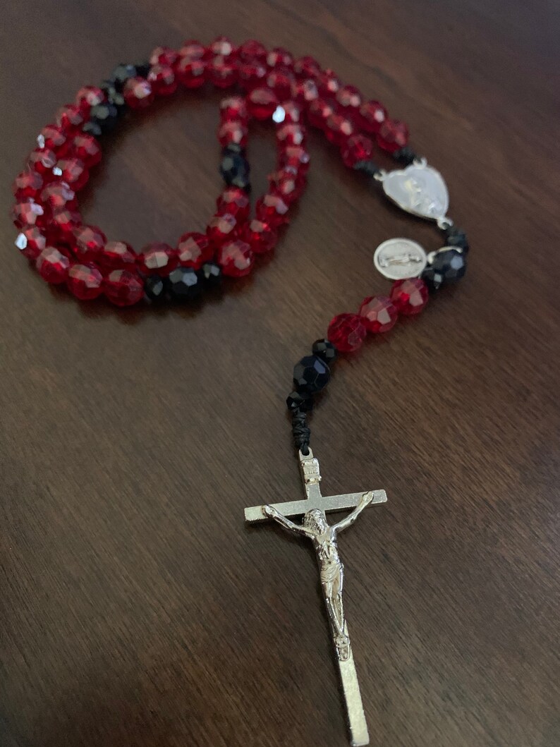Thin Red Line Rosary Firefighters