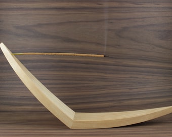 Natural wood incense holder. Wooden incense holder. Minimalist decorative incense burner. Meditation and Aromatherapy. Incense burner.