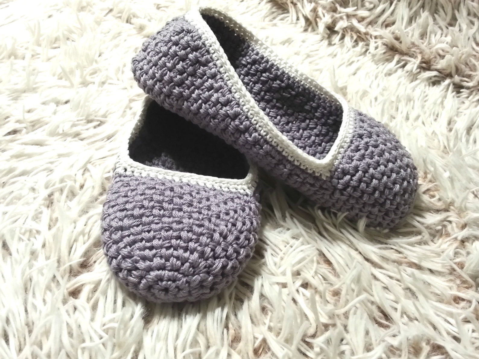 crochet slippers, women slippers, cotton slippers, gift for women, healthy home shoes, non-slip slippers, ballet flats, handmade