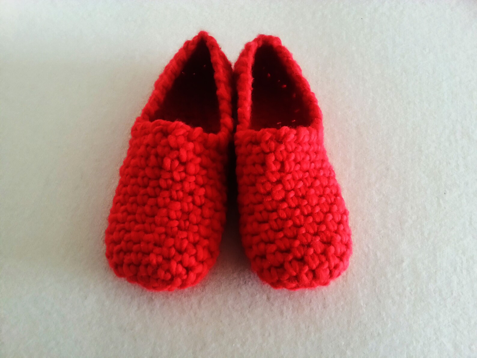 Women's Slippers Red Wool Slippers Ladies House Shoes Etsy