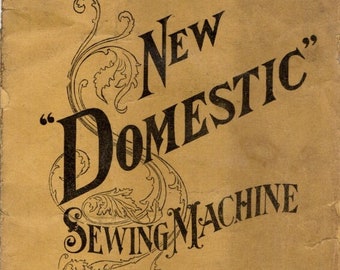 DOWNLOAD New Domestic Sewing Machine Instructor Manual PDF