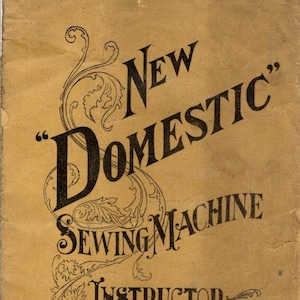 DOWNLOAD New Domestic Sewing Machine Instructor Manual PDF