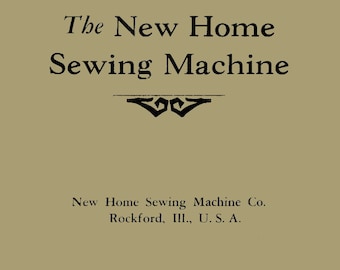 DOWNLOAD New Home Model AB Sewing Machine Operating Instructions PDF