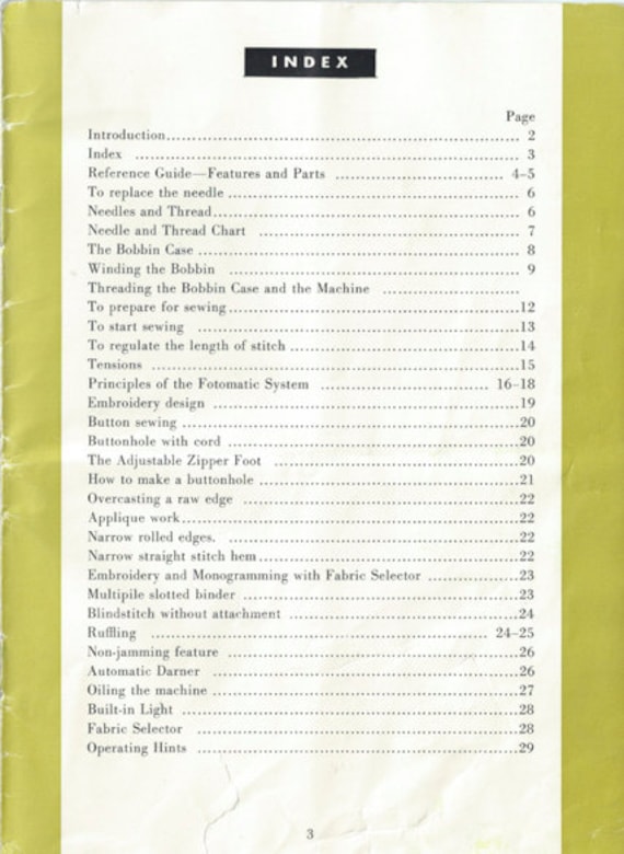 DOWNLOAD Morse Push Button Zig-zag Fotomatic Sewing Machine Manual