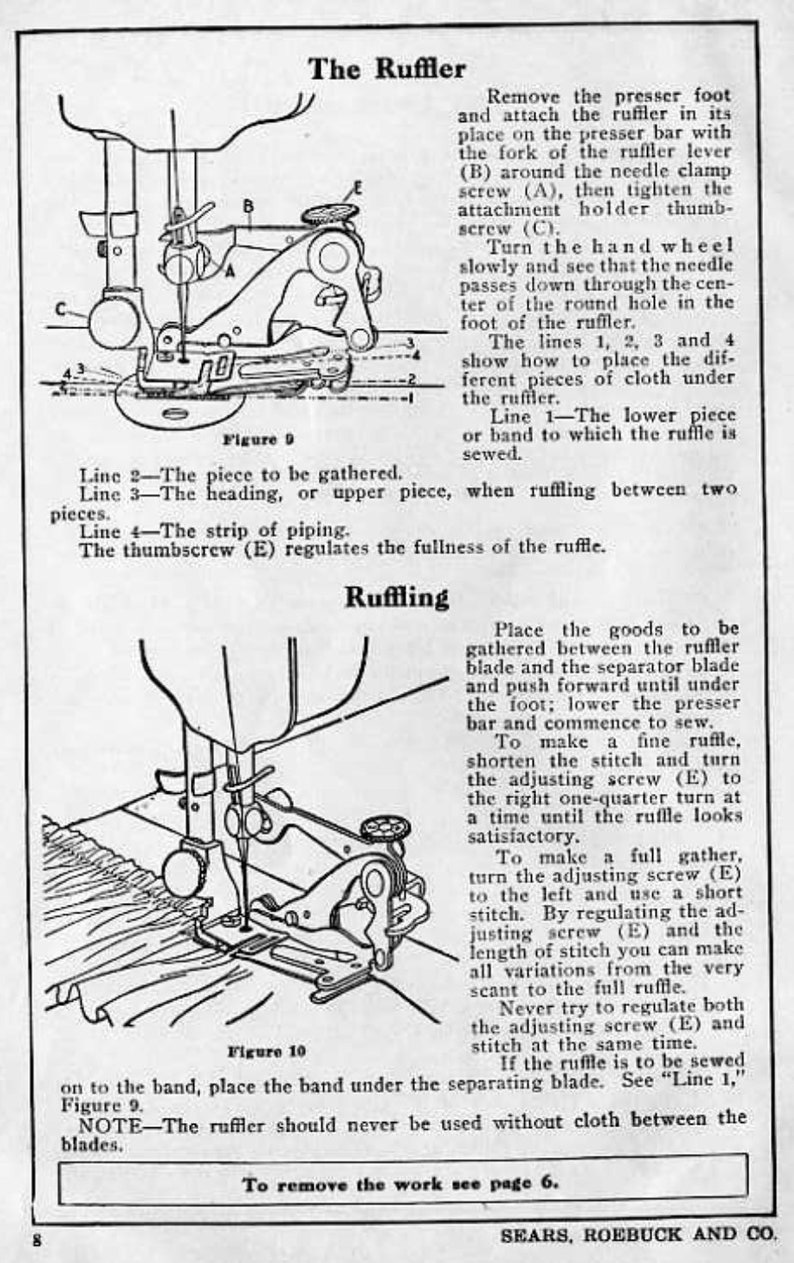 DOWNLOAD Instructions for Operating the Minnesota Model A Sewing