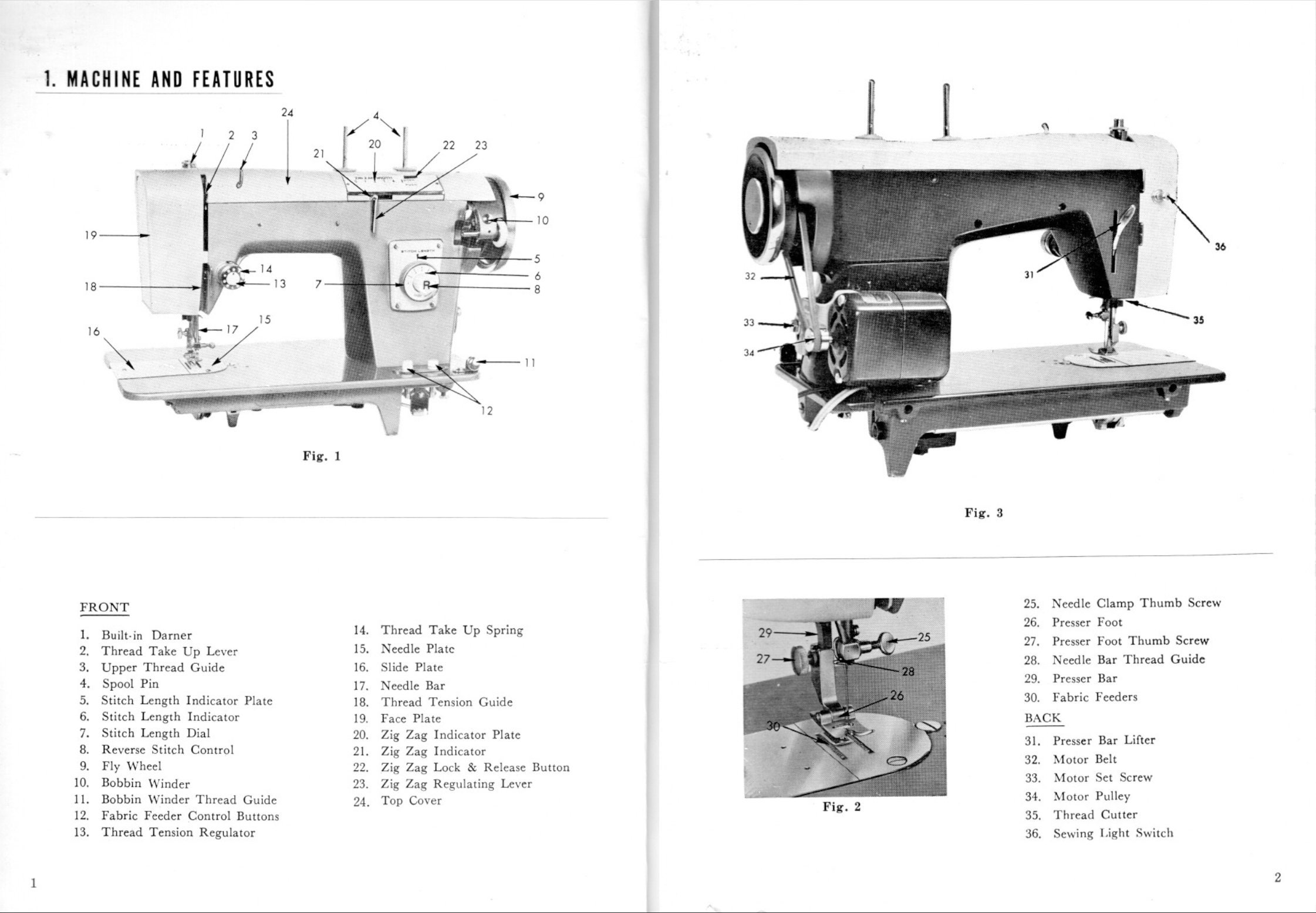 DOWNLOAD Super Deluxe Zig Zag Sewing Machine Instruction Book Manual ...