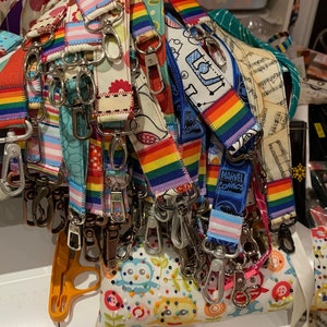 Lanyard PERSONALIZZATO in 100% cotone con moschettone e nastro