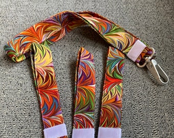 Rainbow Colour Spray Lanyard/Rainbow Colour Spray Wrist Strap