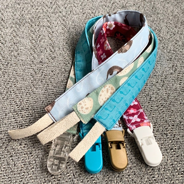 Custom LONG LENGTH/ADULT Pacifier Clips