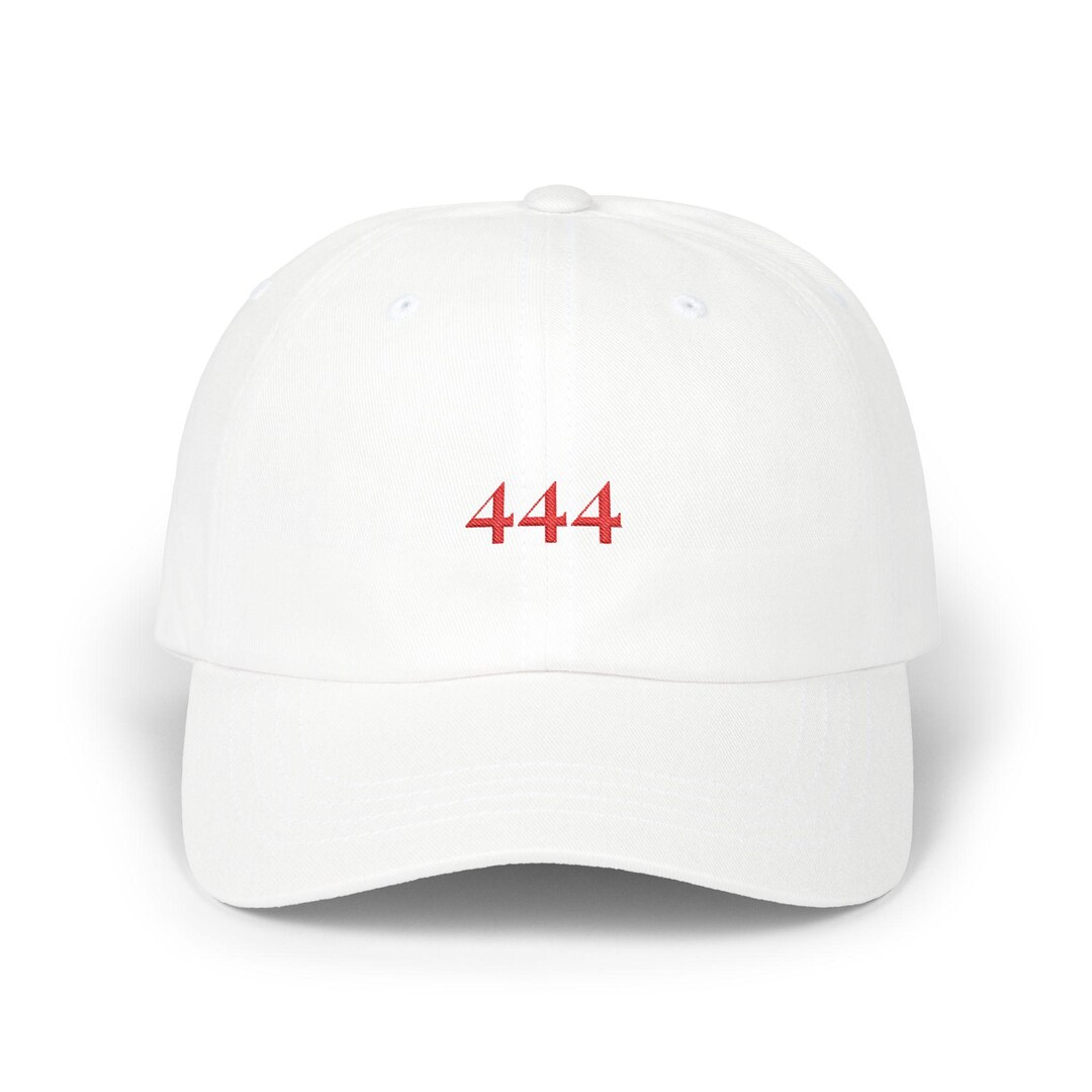 Red 444 Embroidered Dad Cap | Classic Baseball Hat - Etsy