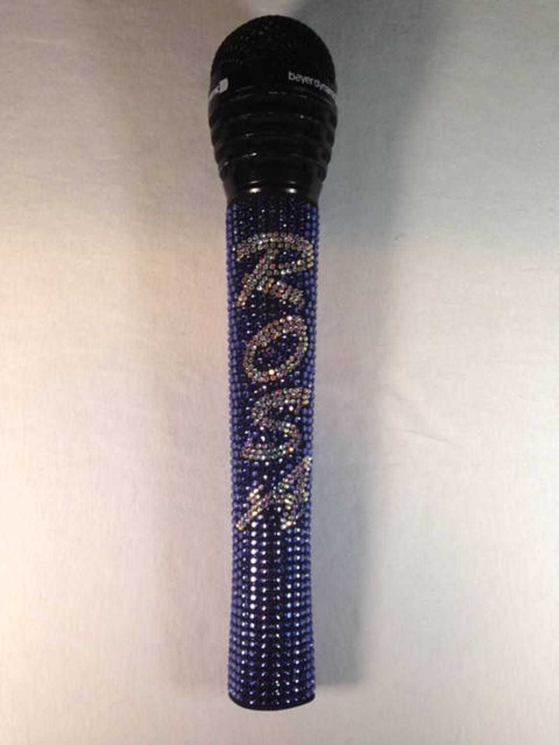 Hardwire Customized Bling Crystal Microphone Sleeve Mic Etsy