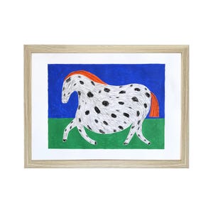 Dipinto acrilico su carta A3 - opera d'arte originale firmata - dipinto fatto a mano - arte minimalista contemporanea - design d'interni moderno
