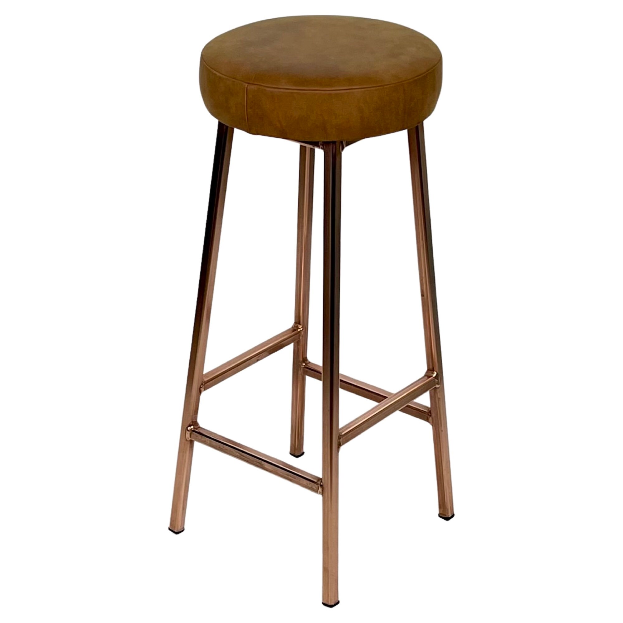 Reggo - Taburete alto, banqueta de barra de bar, cocina de madera