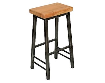 Steve Cherry - Saddle Stool with Chunky Cherry Seat