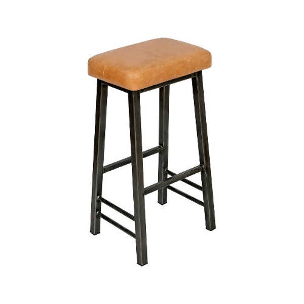 Steve Hyde - Saddle Stool with Leather Seat