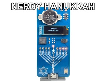 Nerdy Hanukkah Card