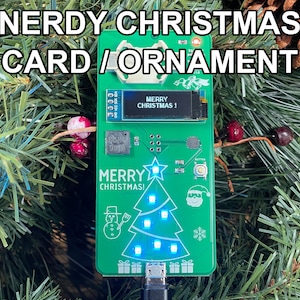 Carte de Noël ringard - Ornement