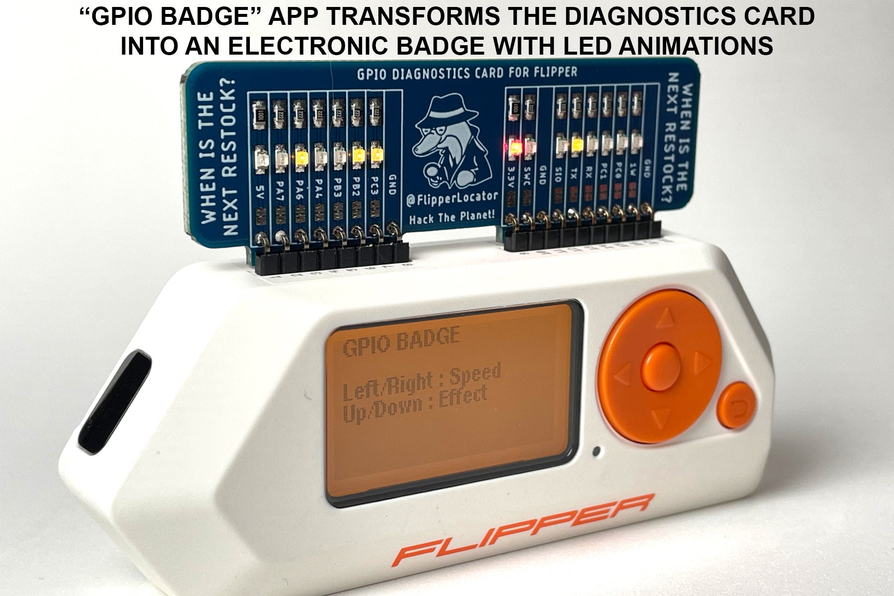 GPIO Diagnostics Board for Flipper Zero 