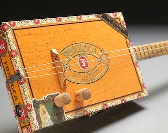 3 String Electric Cigar Box Guitar