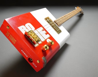 3 String Electric Cigar Box Guitar