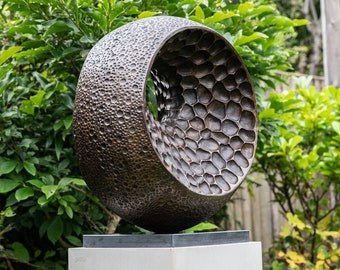 Large modern Bronze garden sculpture, 'XL Abstract Form II', Limited edition, abstract bronze sculpture, metal sculpture, modern yard statue