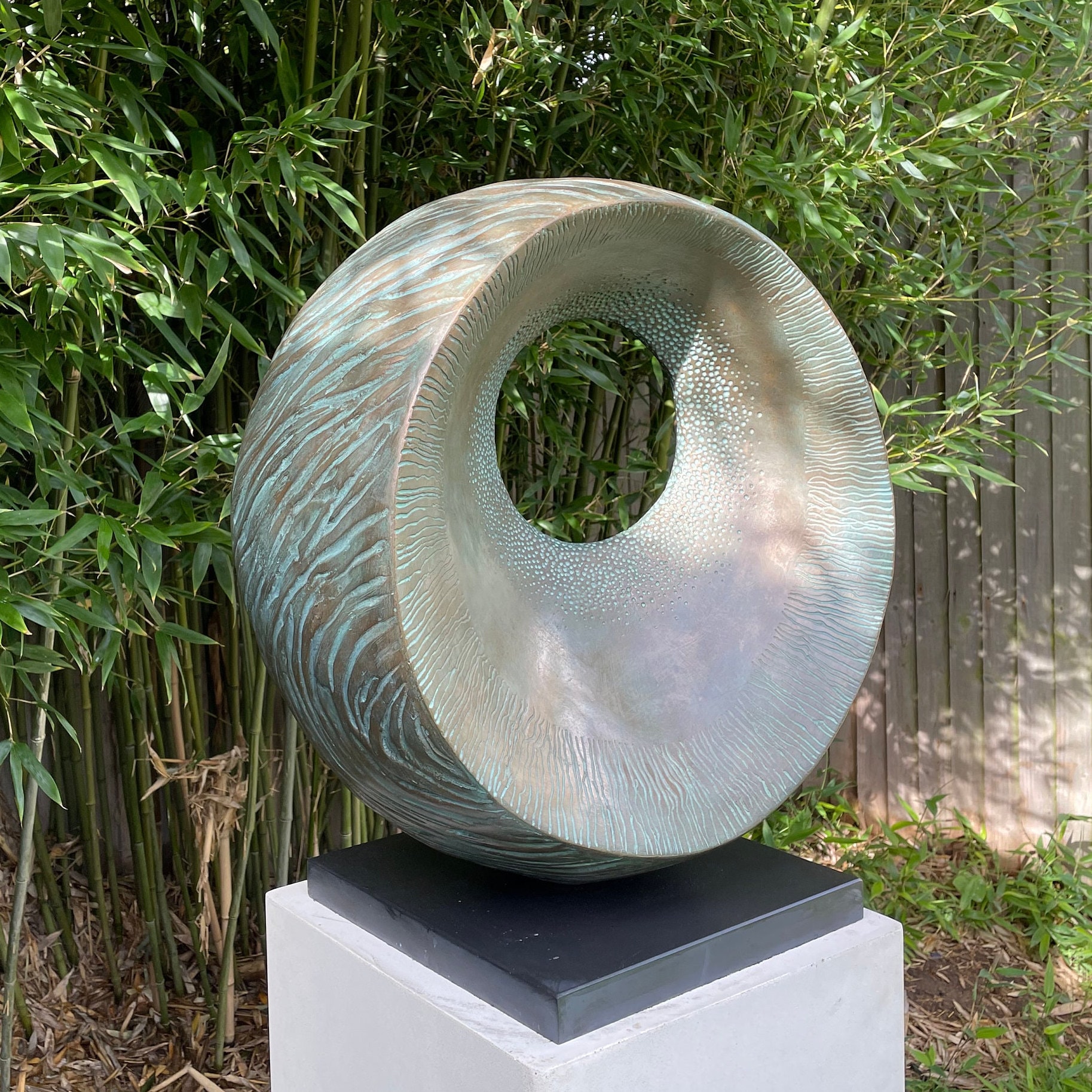 'Low Tide' Sculpture cold cast bronze/verdigris finish, numbered edition