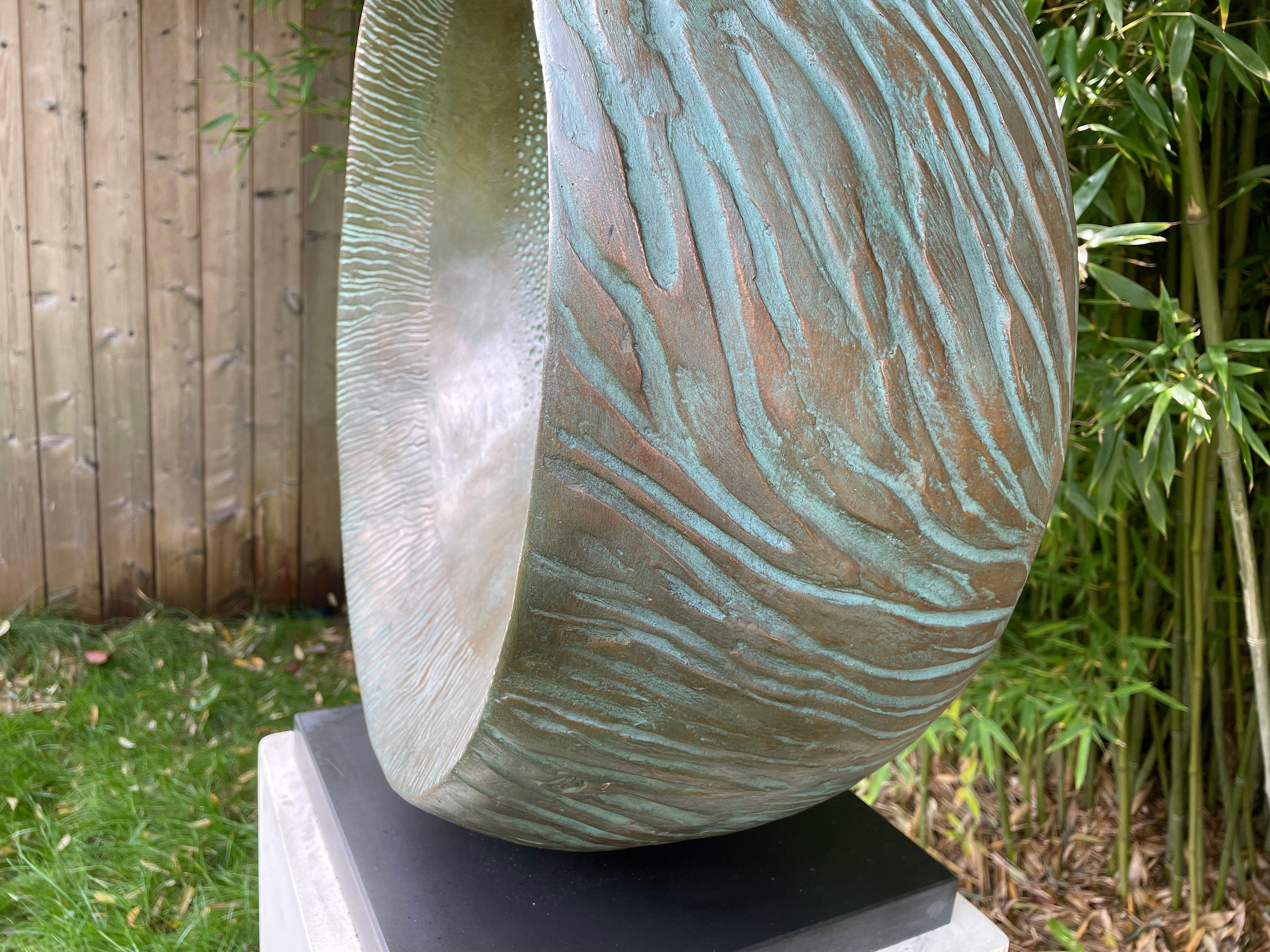 'Low Tide' Sculpture cold cast bronze/verdigris finish, numbered edition