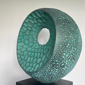 Abstract garden sculpture, 'Abstract Form II', Limited edition, contemporary bronze sculpture, modern yard garden sculpture gift image 3