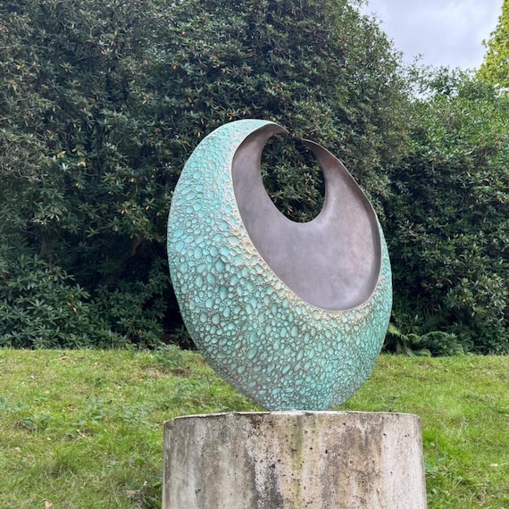 Sunrise Sculpture | Large Contemporary Coastal Sculpture | Limited Edition Bronze | Handmade UK | Garden & Home Art | 120cm