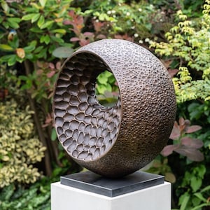 Large outdoor sculpture, garden sculpture modern, garden decor sculpture, yard statue abstract