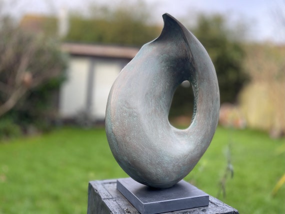 Large contemporary bronze sculpture, Fiji Garden Sculpture, abstract sculpture, modern sculpture, outdoor sculpture, modern garden statue