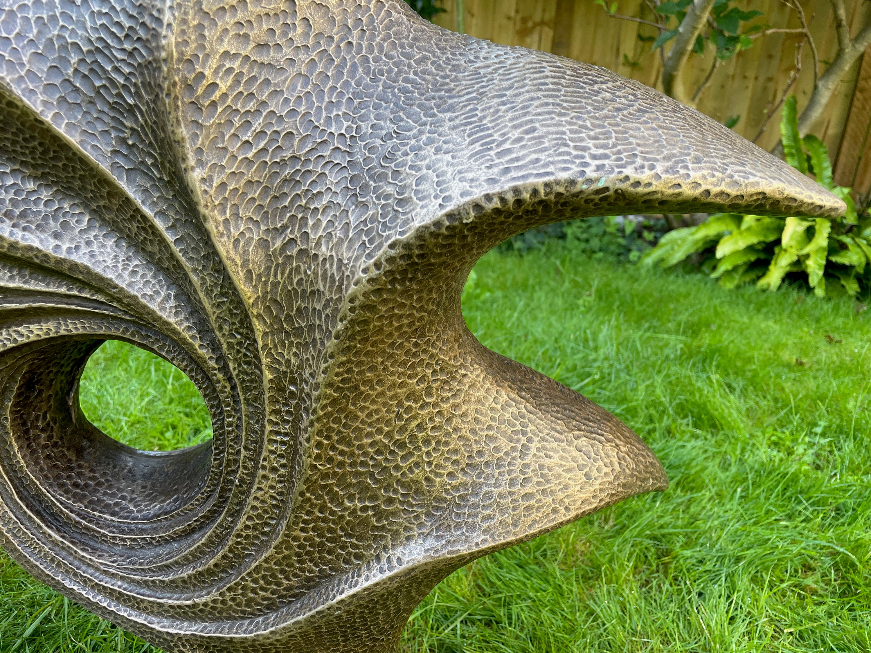 Ocean sculpture, bronze and resin, numbered with signed certificate