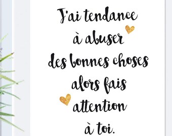 Declaration D Amour Etsy France
