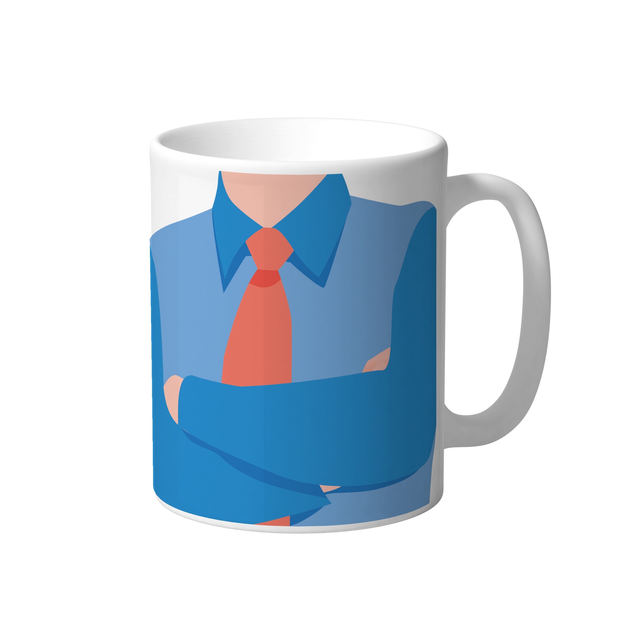 Super Mug Illustrations Des Supers Métiers. Un Cadeau Personnel à Personnaliser. Tasses avec Différe