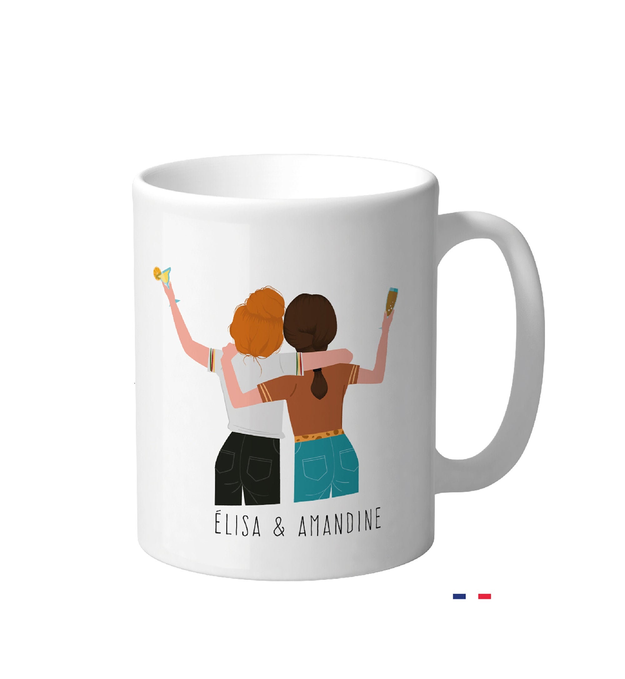 Mug à Personnaliser, Thème Meilleures Amies, Copines, Soeurs, Cousines, Famille. Tasse Offrir Pour U