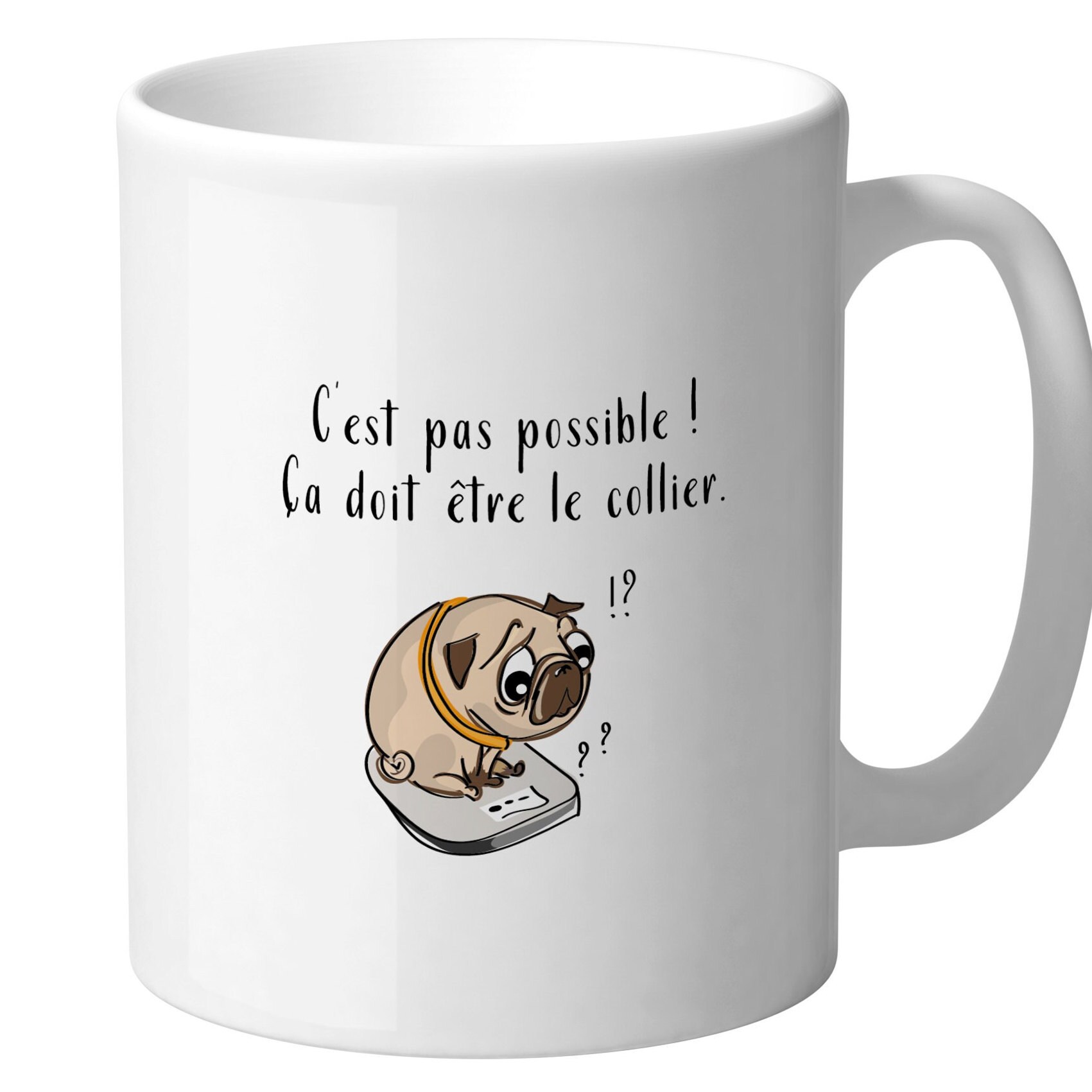 Les Plus Beaux Mugs Humoristiques. Cadeau Tasse Texte à Personnaliser, Illustrations Mouton, Chat, P