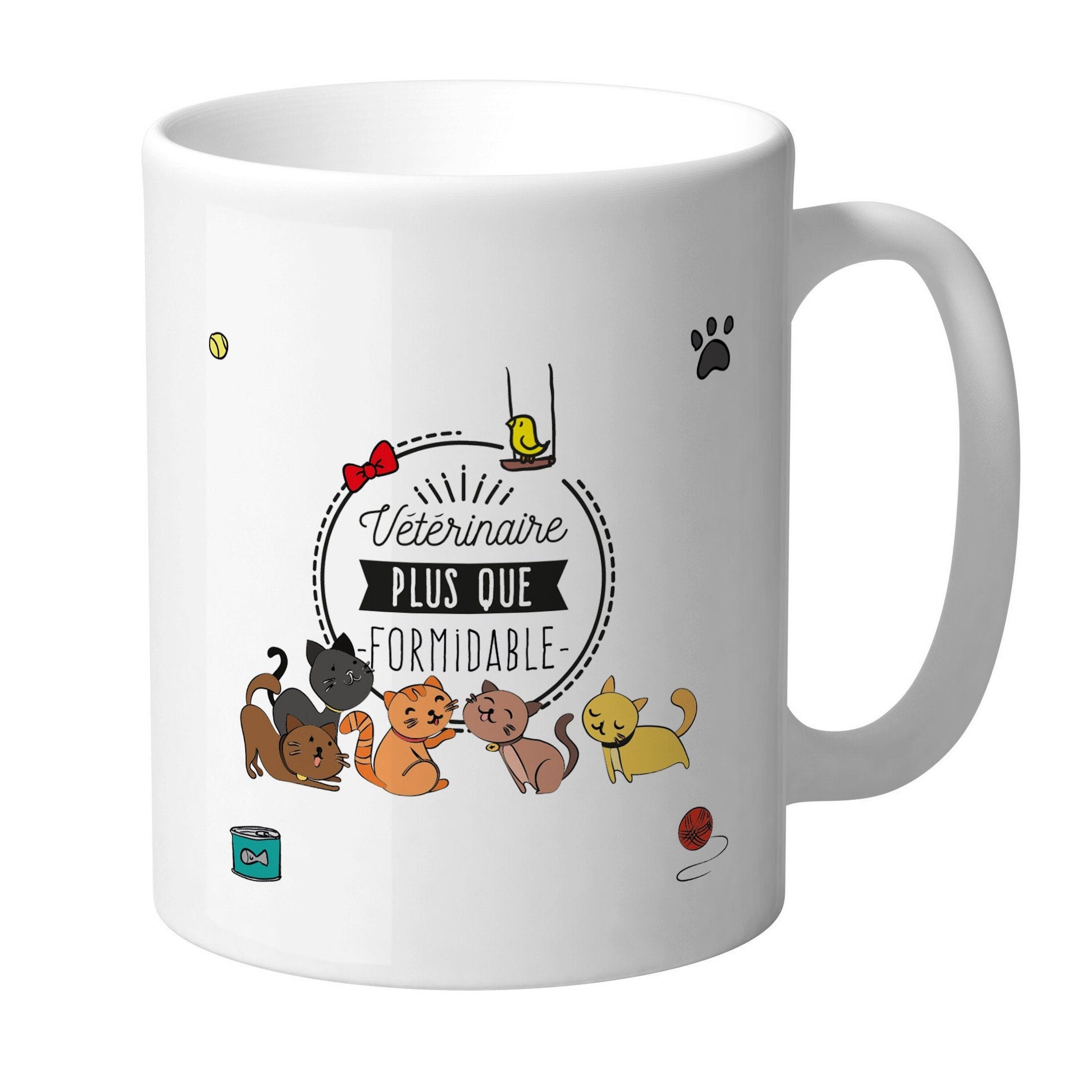 Les Plus Beaux Mugs Personnalisable Pour Nos Vétérinaires. Animaux Chiens, Chats et Compagnie. Tasse