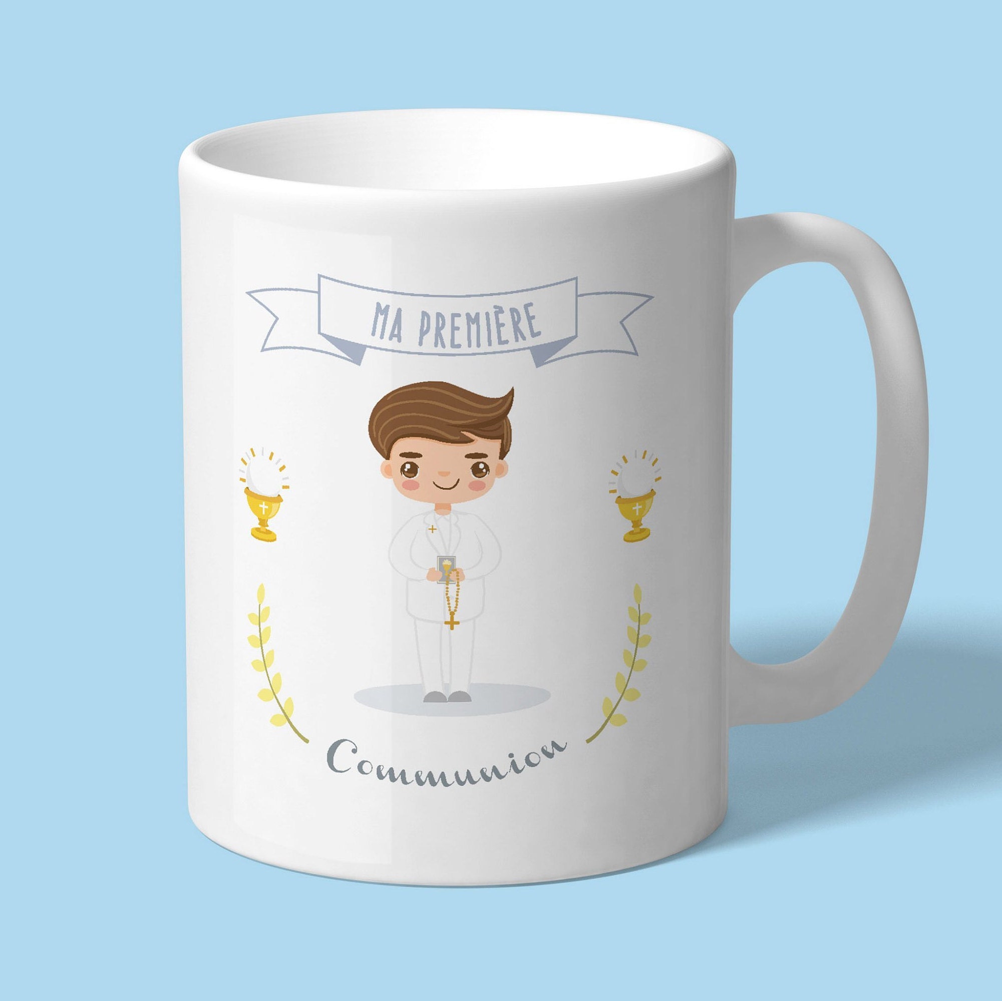 Mug Première Communion Garçon ou Fille - Cadeau Très Sympa