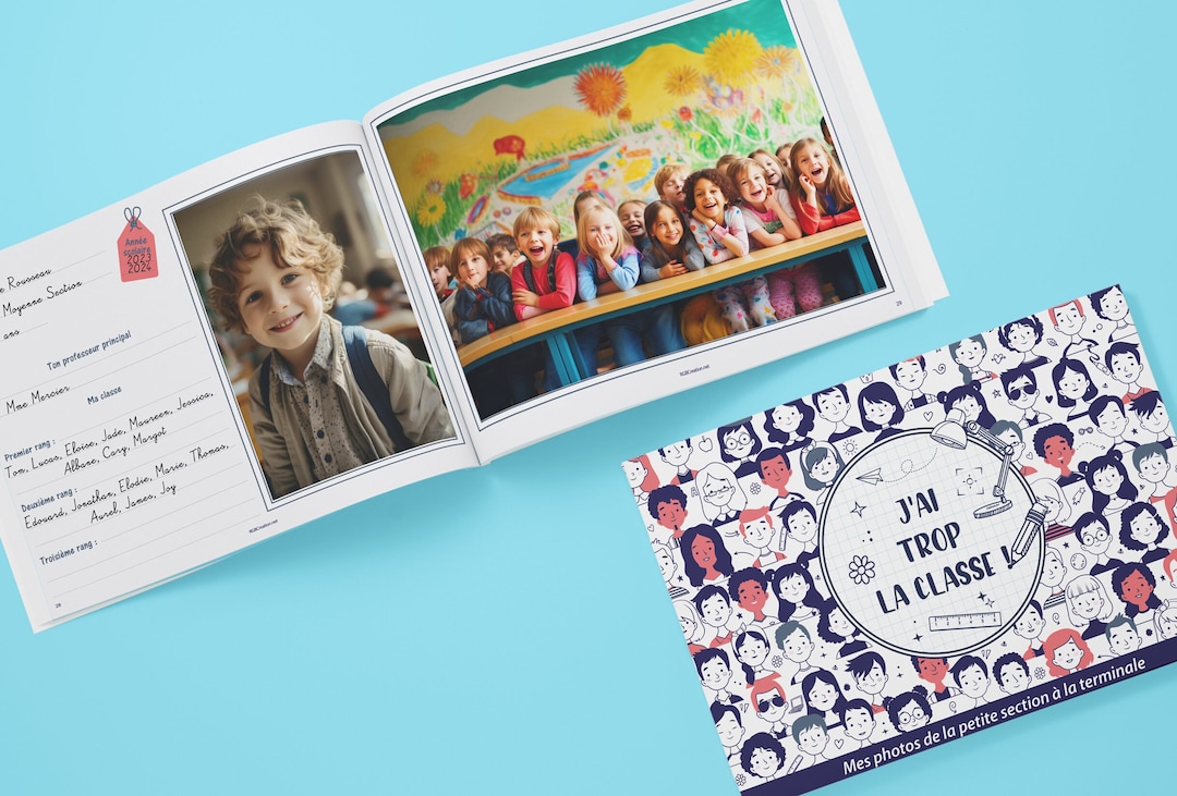 Class Photo Album From Kindergarten to High School Photo Book From — free download
