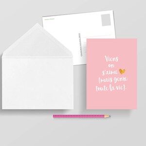 The most beautiful declarations of love on a postcard. Valentine's Day, birthday or other gift idea image 3