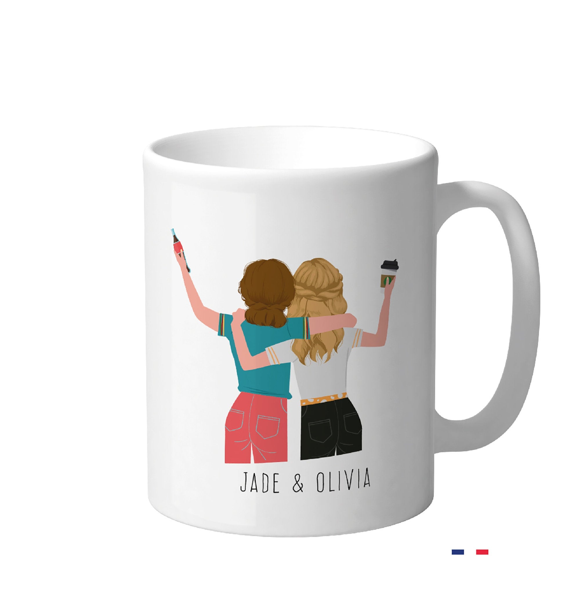 Mug à Personnaliser, Thème Meilleures Amies, Copines, Soeurs, Cousines, Famille. Tasse Offrir Pour U