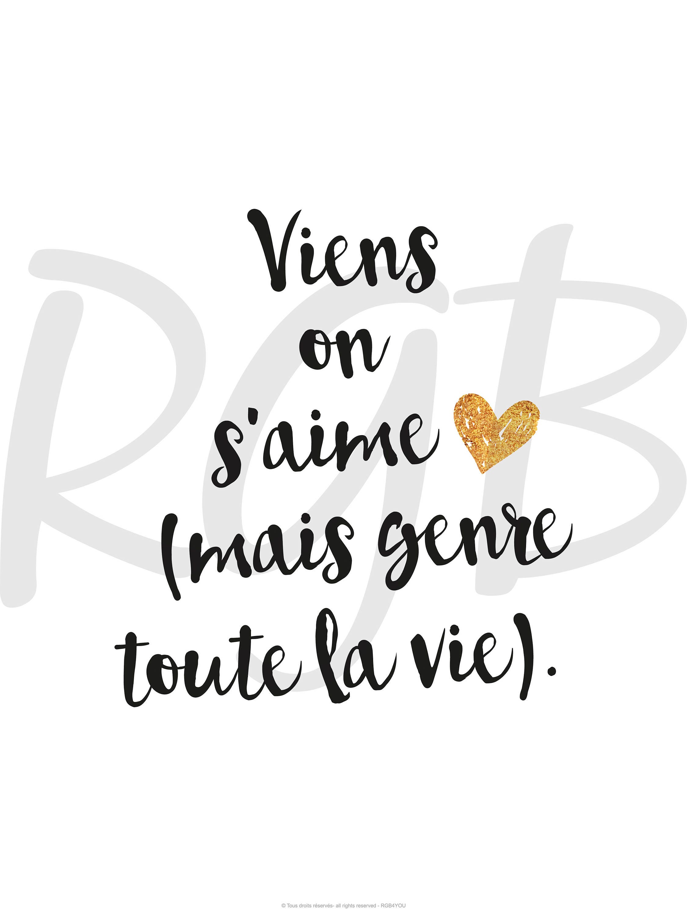 30 X 40 cm Viens on s