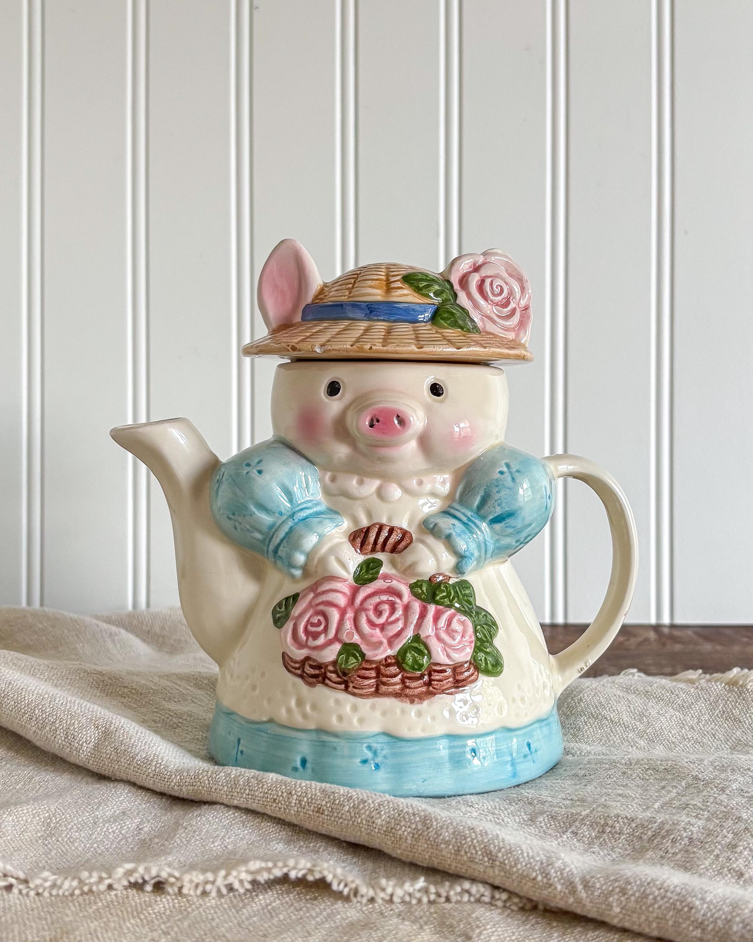 80s USA ヴィンテージ陶器　豚ティーポット Pig Teapot Vintage - Etsy - Page 2