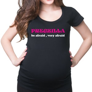 Pregzilla Maternity Funny T Shirt Pregnancy Shirt T Shirt For Pregnant Woman Maternity Tees