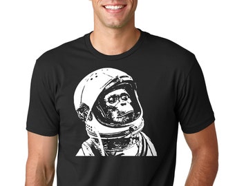 Chimp T-Shirt Funny Space Monkey Chimpanzee Graphic T Shirt