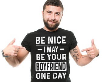 Boyfriend T-Shirt Funny Boyfriend Birthday Gift Graphic Humor Tee Shirt