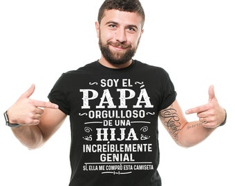 Spanische Papa T-Shirt lustige Papa Papa Vater Opa Großvater-Weihnachts-Geschenk Ideen t Shirt