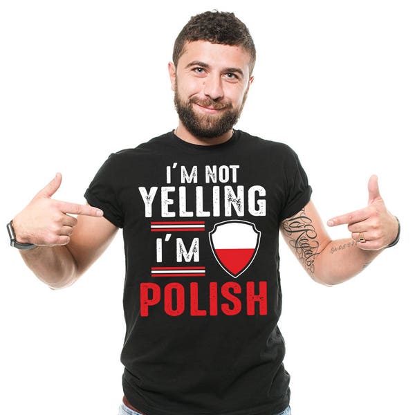 Poland T-Shirt Funny Polish Patriot Nationality Poland Flag Proud Polish Tee Shirt