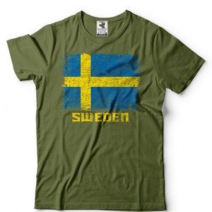 スウェーデン Tシャツ スウェーデンの日 国籍 愛国心 スウェーデン人への贈り物 クールなTシャツ