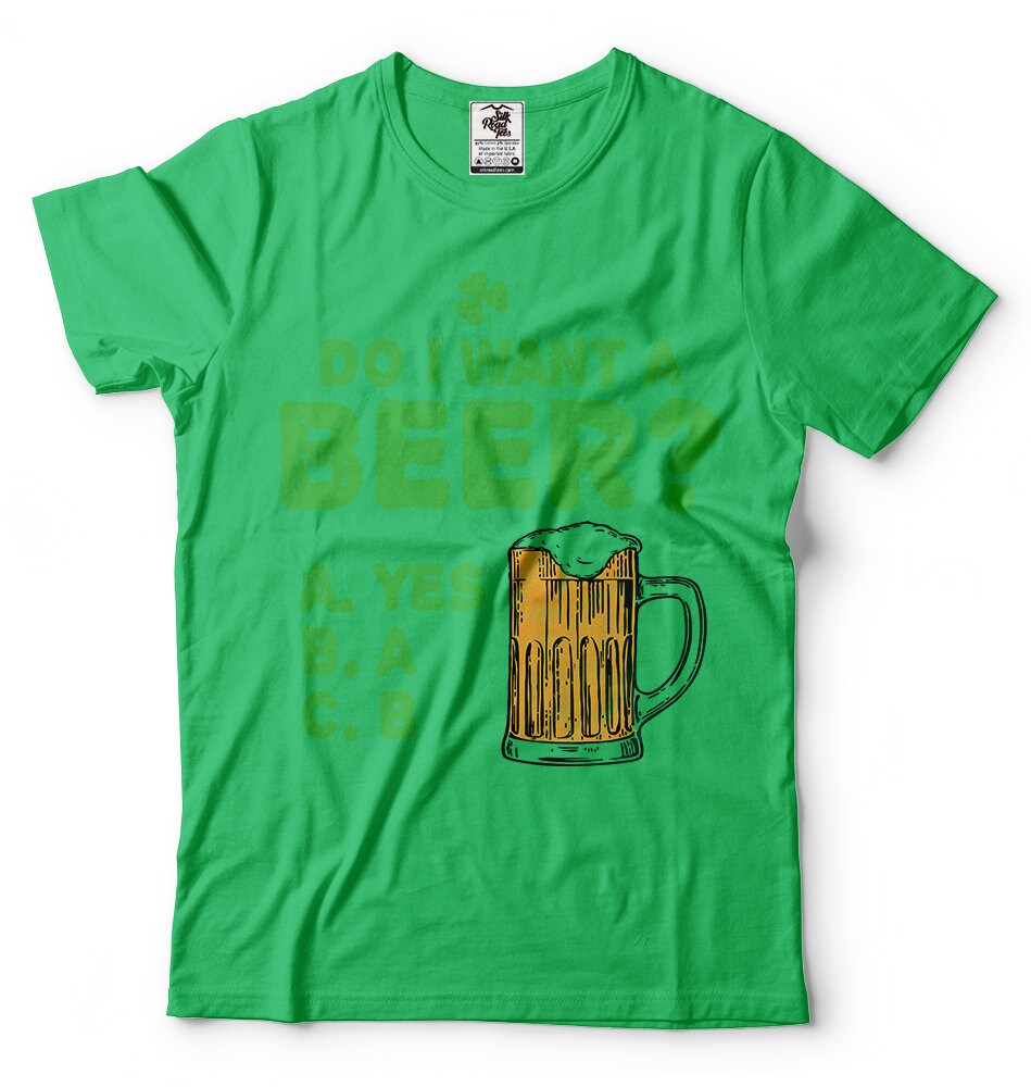 Irish Beer T-shirt Funny St Patrick's Day Drinking Party - Etsy